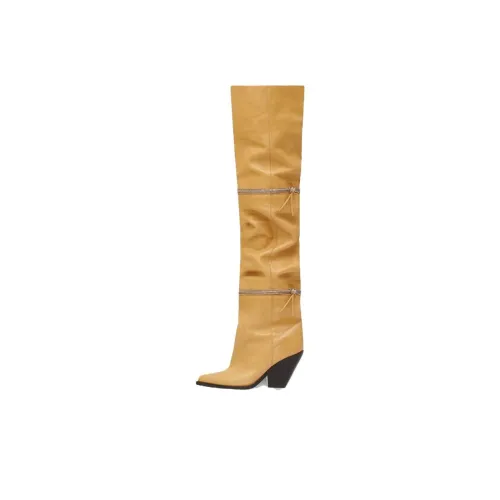 ISABEL MARANT Over The Knee Boots 9,5cm Женские Желтые
