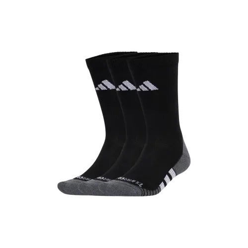 Adidas 3 шт Черный/Белый Унисекс MID Носки до икры