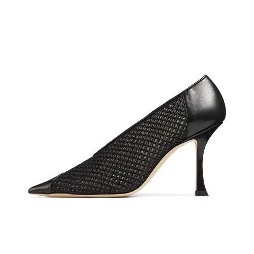 Jimmy Choo Nicole Низкий каблук Высокие каблуки 9 см Женские Черный