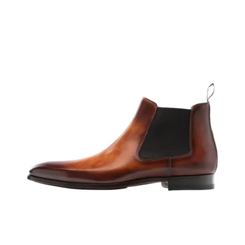 Magnanni Shaw Ankle Chelsea Boots Мужские Коричневые