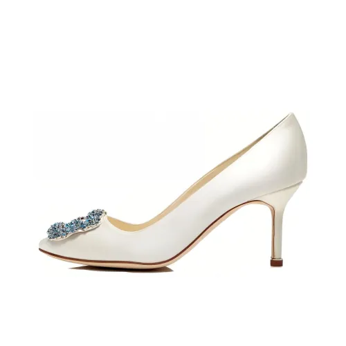 MANOLO BLAHNIK Высокие каблуки Белый Женские