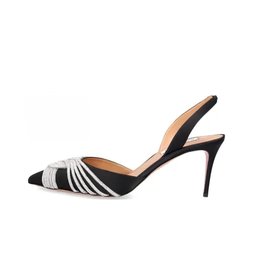 AQUAZZURA GATSBY Высокие каблуки Черные Женские