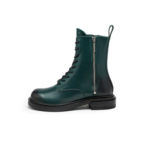CERRUTI 1881 ботинки Martin High Top зеленые женские