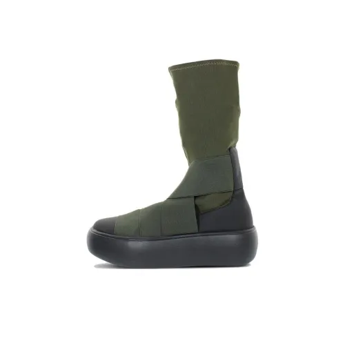 FESSURA Cloud Knee High Boots Женские Хаки Зеленый