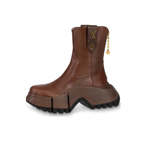 LOUIS VUITTON Zoom Ботильоны Женские Коричневый