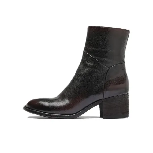 Officine Creative Denner Ботильоны 5,5 см Женские Темно-коричневые