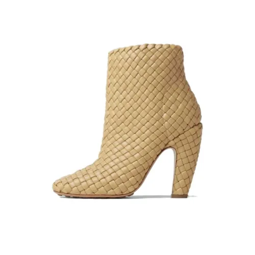 Bottega Veneta Canalazzo Ботильоны Бежевые Женские