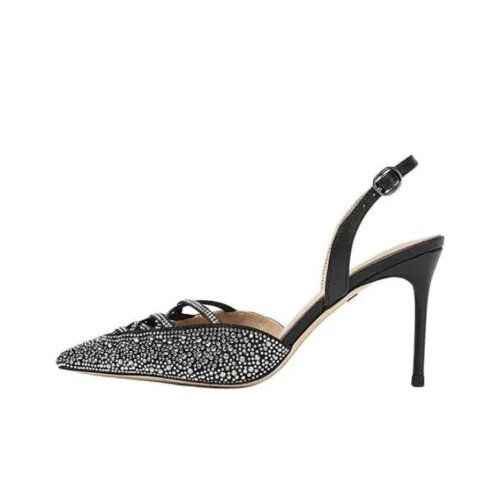 NICOLI Arezzo Высокие каблуки 9,5 см Женские Черные