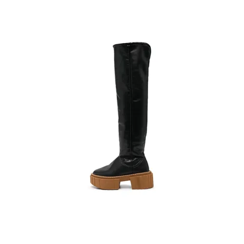 Stella McCartney Emilie Over The Knee Boots Женские Черные