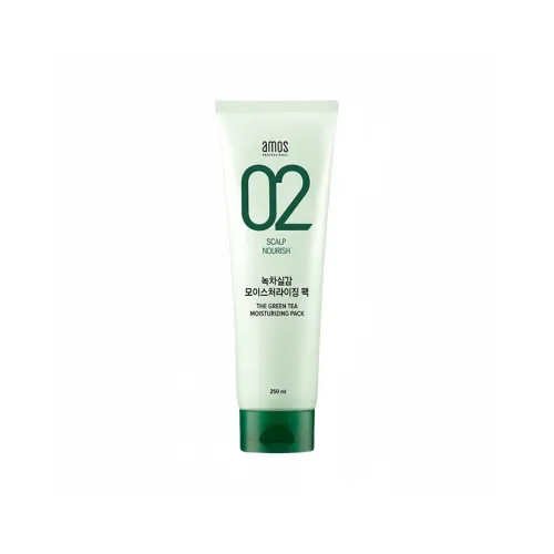 AMOS Зеленый чай Волосы Маска Увлажняющая Восстанавливающая Увлажняющая 250 мл