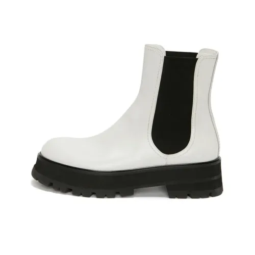 Alexander McQueen Rave Короткий Челси 5 см Женские Белые