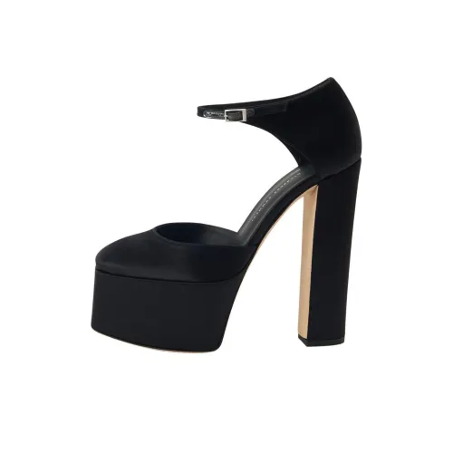 Giuseppe Zanotti GZ Грубый каблук Высокие каблуки 15 см Женские Черный