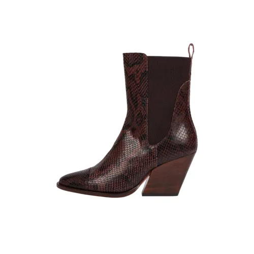 Paul Smith Topaz Короткий Челси Женские Темно-коричневый