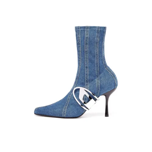 DIESEL Ботильоны Женские Blue