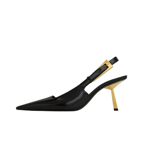 SAINT LAURENT Высокие каблуки Черные Женские