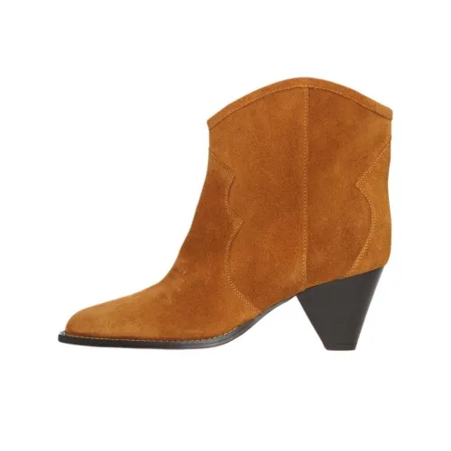 ISABEL MARANT Darizo Ботильоны 6 см Женские Коричневый