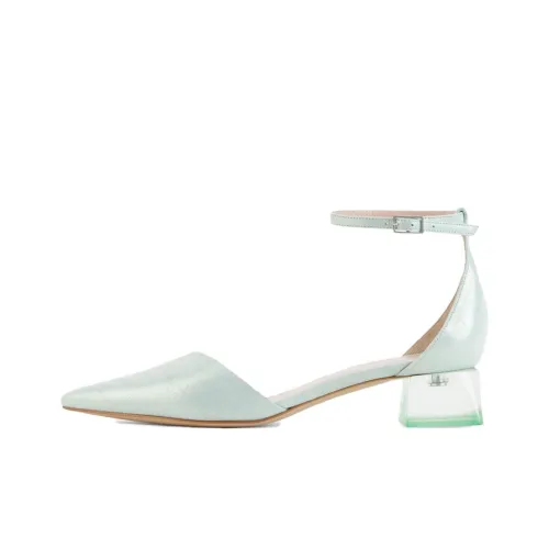 AMANI Квадратный каблук Высокие каблуки 3,5 см Женские Небесно-голубой