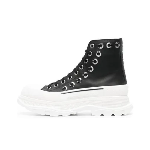 Alexander McQueen Tread Slick Платформа Обувь Мужская Черная