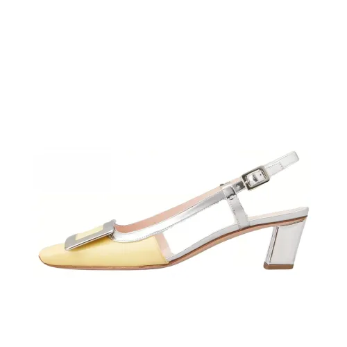 Roger Vivier Belle Vivier Высокие каблуки Желтые Женские
