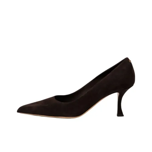 Ferragamo Elydea Узкий каблук Высокие каблуки 7 см Женские Коричневый