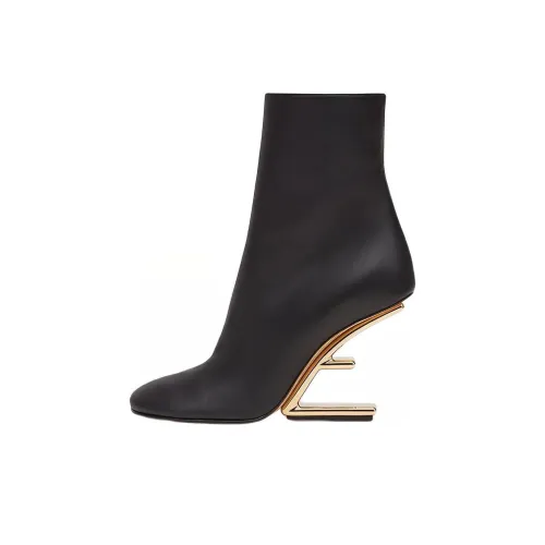 Fendi First Ботильоны 10,5 см Женские Черные