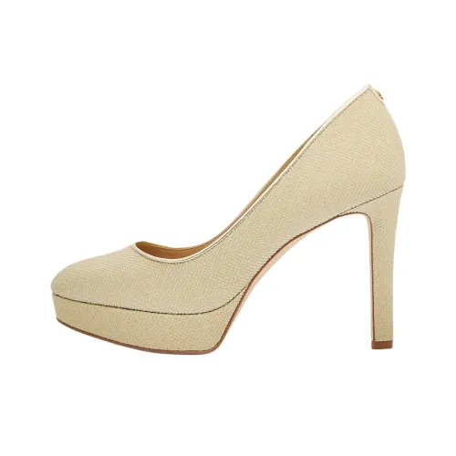 MICHAEL KORS Chantal Низкий каблук Высокий каблук 10 см Женский Бежевый