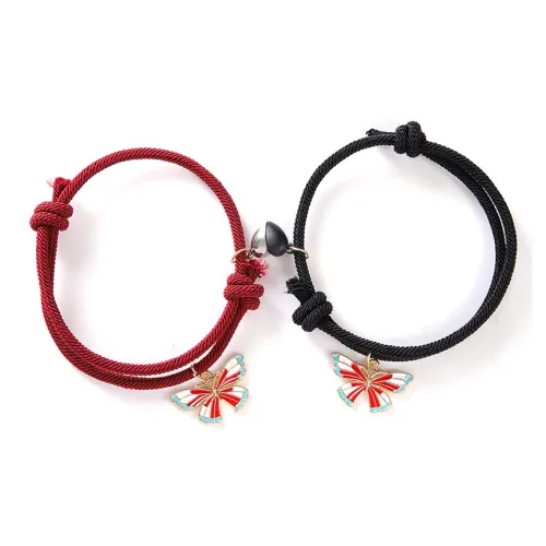 KAiLA Сплав Браслеты Унисекс Красный Черный Коробка