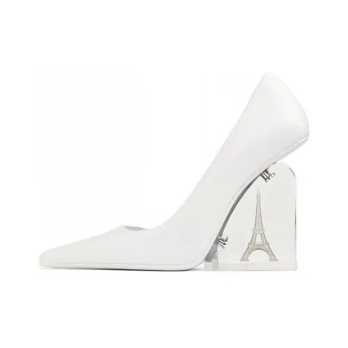 Jean Paul Gaultier x Jimmy Choo Грубый каблук Высокие каблуки 11 см Женские Белые
