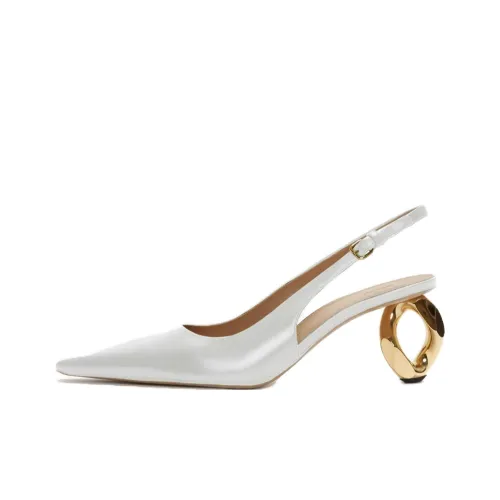 JW Anderson Цепочка Высокие каблуки Белый Женские