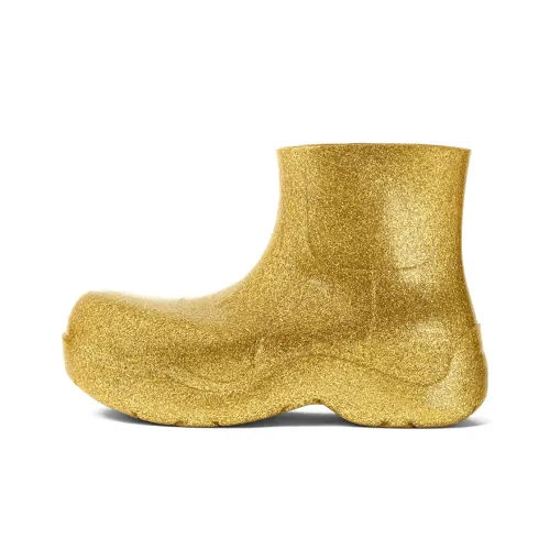 Bottega Veneta Puddle BV Резиновые сапоги Ботильоны Женские Золото