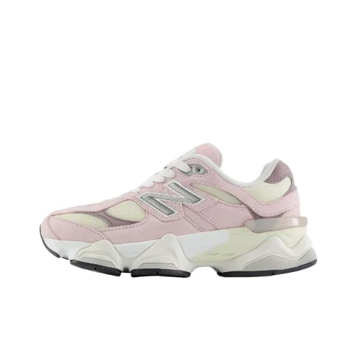 New Balance NB 9060 Детская беговая обувь Низкий топ Розовый/Белый Унисекс
