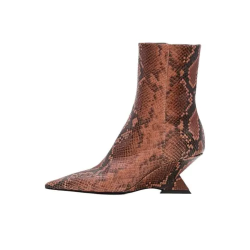 The Attico Cheope Botильоны 6 см Женские Коричнево-черные