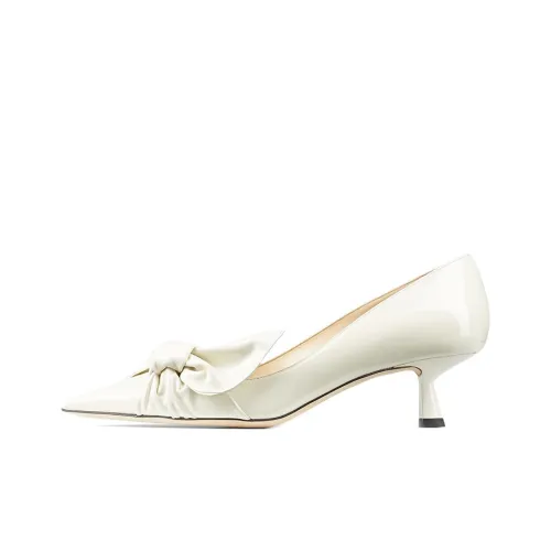 Jimmy Choo Elinor Песочные часы Высокие каблуки 4,5 см Женские Белые