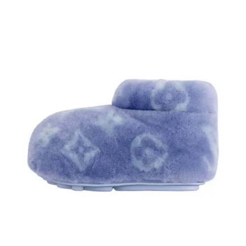 LOUIS VUITTON SKI Коллекция лыжного снаряжения Footprint Ботильоны Мужские Фиолетовые