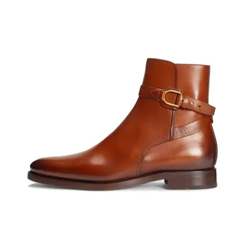 Ralph Lauren Purple Label Ботильоны 2 см Мужской Коричневый