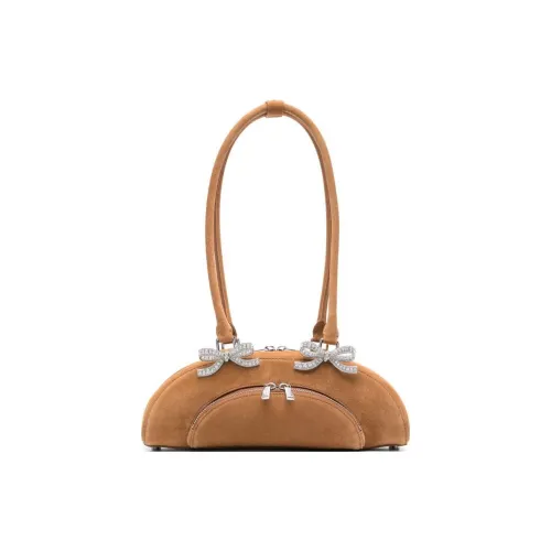 Self Портрет Коровья кожа Подмышечный Сумка на плечо Стандартный Женские Верблюжий коричневый