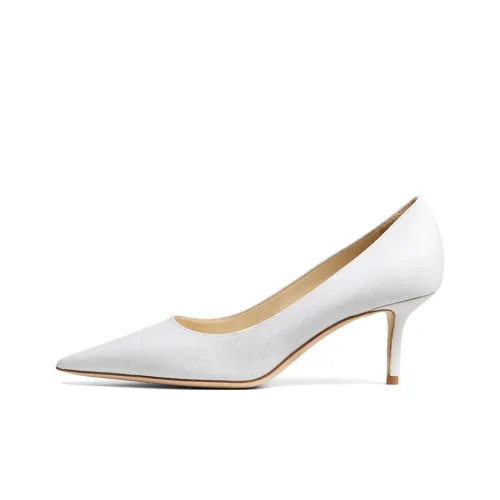 Jimmy Choo Любовь Узкий каблук Высокие каблуки 6,5 см Женские Белые