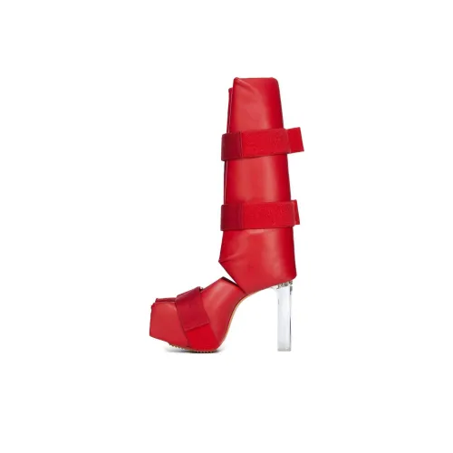 RICK OWENS Ботильоны Красные Женские