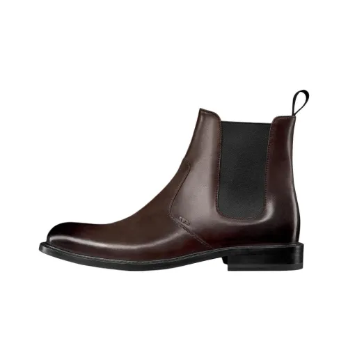 DIOR Embassy Короткий Челси Мужской Темно-коричневый