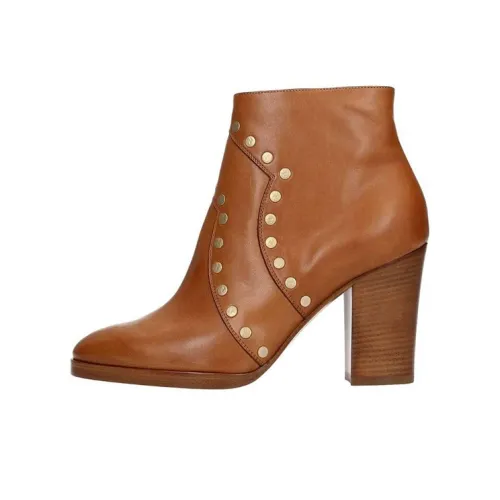 CELINE Ботильоны Женские Коричневый