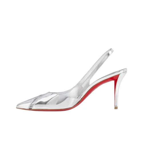 Christian Louboutin Высокие каблуки Серебряные Женские