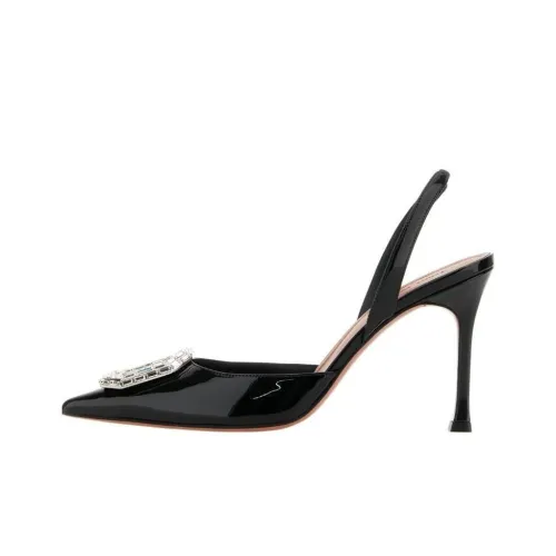 AMINA MUADDI Узкий каблук Высокие каблуки Женские Черный