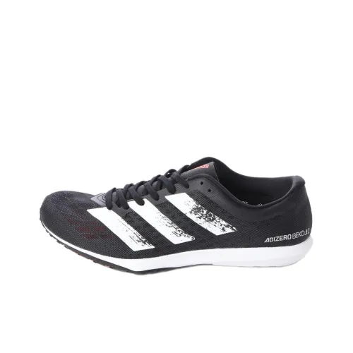 Adidas Adizero Bekoji 2 Slip-resistant Abrasion-resistant Low Top Training Running Shoes Men's Black Adidas Adizero Bekoji 2 Противоскользящий Устойчивый к истиранию Низкий Топ Тренировочные Беговые Кроссовки Мужские Черные