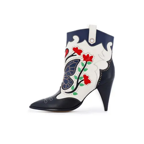 SOPHIA WEBSTER Shelby Ботильоны 8,5 см Женские Черный Белый