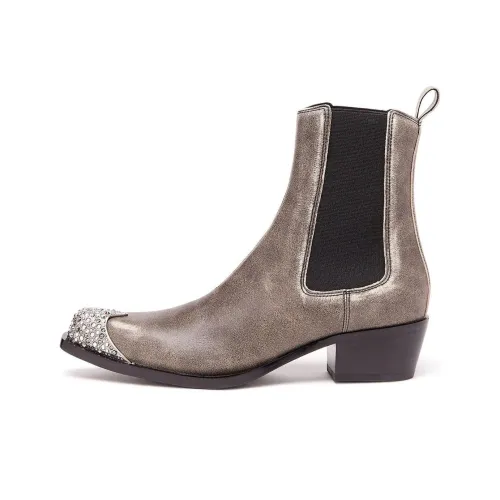 DIESEL D Calamity Короткий Челси Женские Коричневый