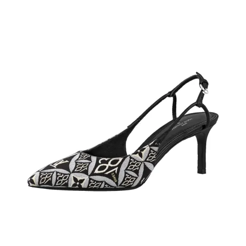 LOUIS VUITTON Chérie Низкий каблук Высокий каблук Женский Черный