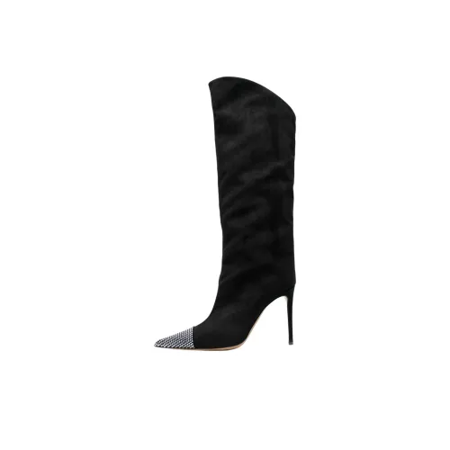 Alexandre Vauthier BONNY Колено Высокие сапоги 11 см Женские Черный