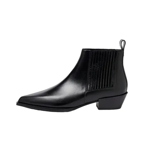 Aeyde Bea Ankle Длина Челси 4CM Женские Черный