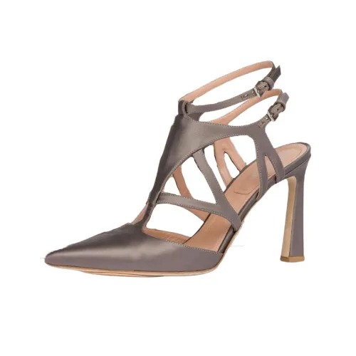 ALBERTA FERRETTI Туфли на высоком каблуке 9,5 см Женские Темно-серый