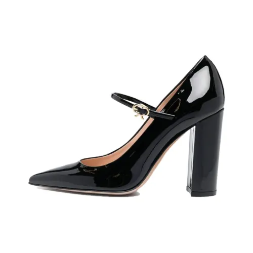 GIANVITO ROSSI Ribbon Jane Высокие каблуки Черные Женские